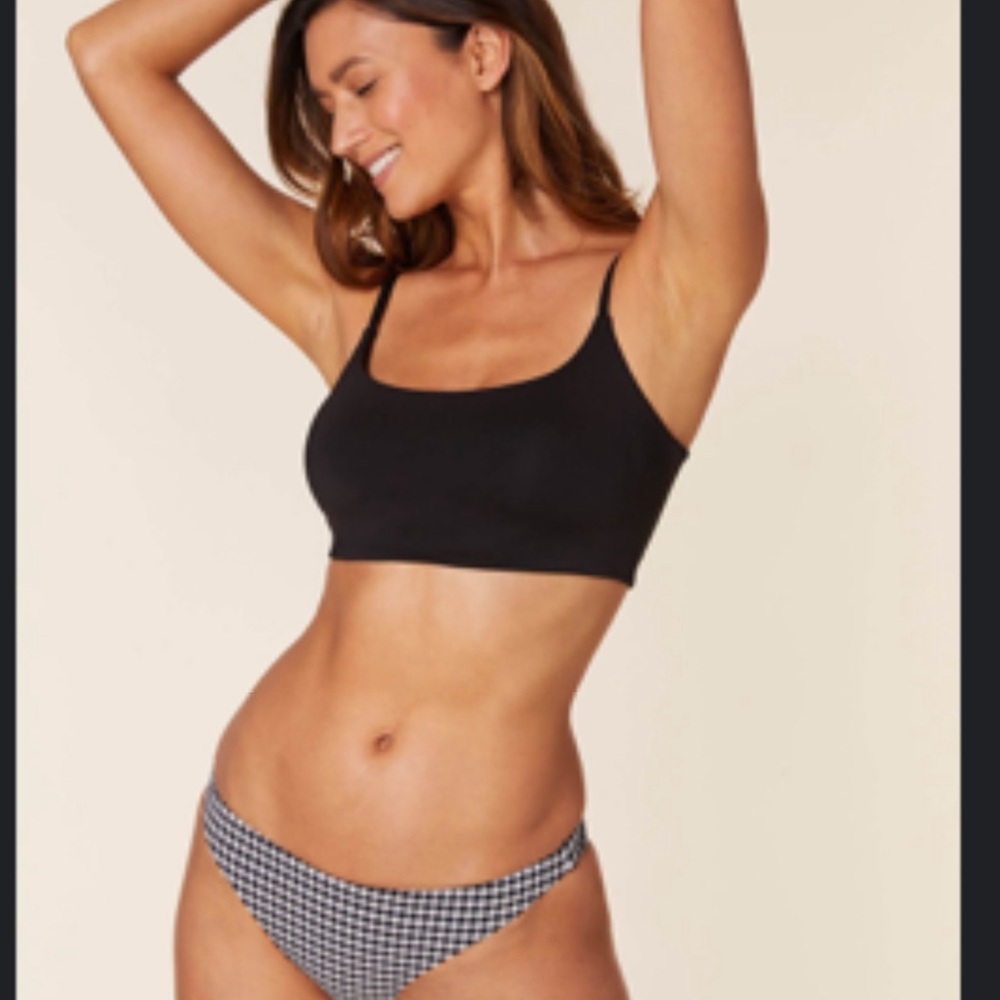 Andie gingham swim bottom
